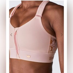 SHEFIT Pink Adjustable Flex Sports Bra Medium Impact - 3Luxe